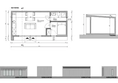 Domek letniskowy #1 - rzut pełny