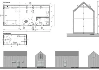 Domek letniskowy #3 - rzut pełny